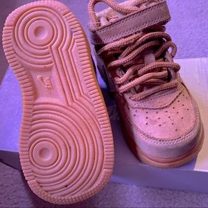 Nike Air Forces •Size 6c•Wheat Colored
